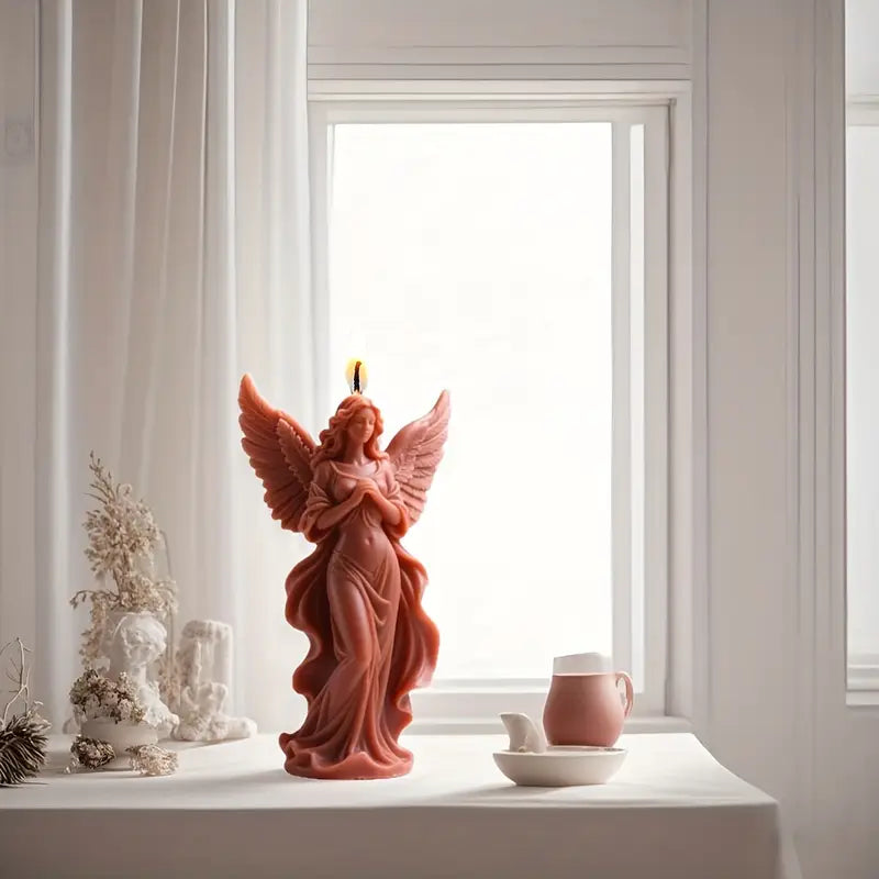 Vela ‘Ángel Protector’ – Protección, paz y energía positiva para tu hogar. 100% natural