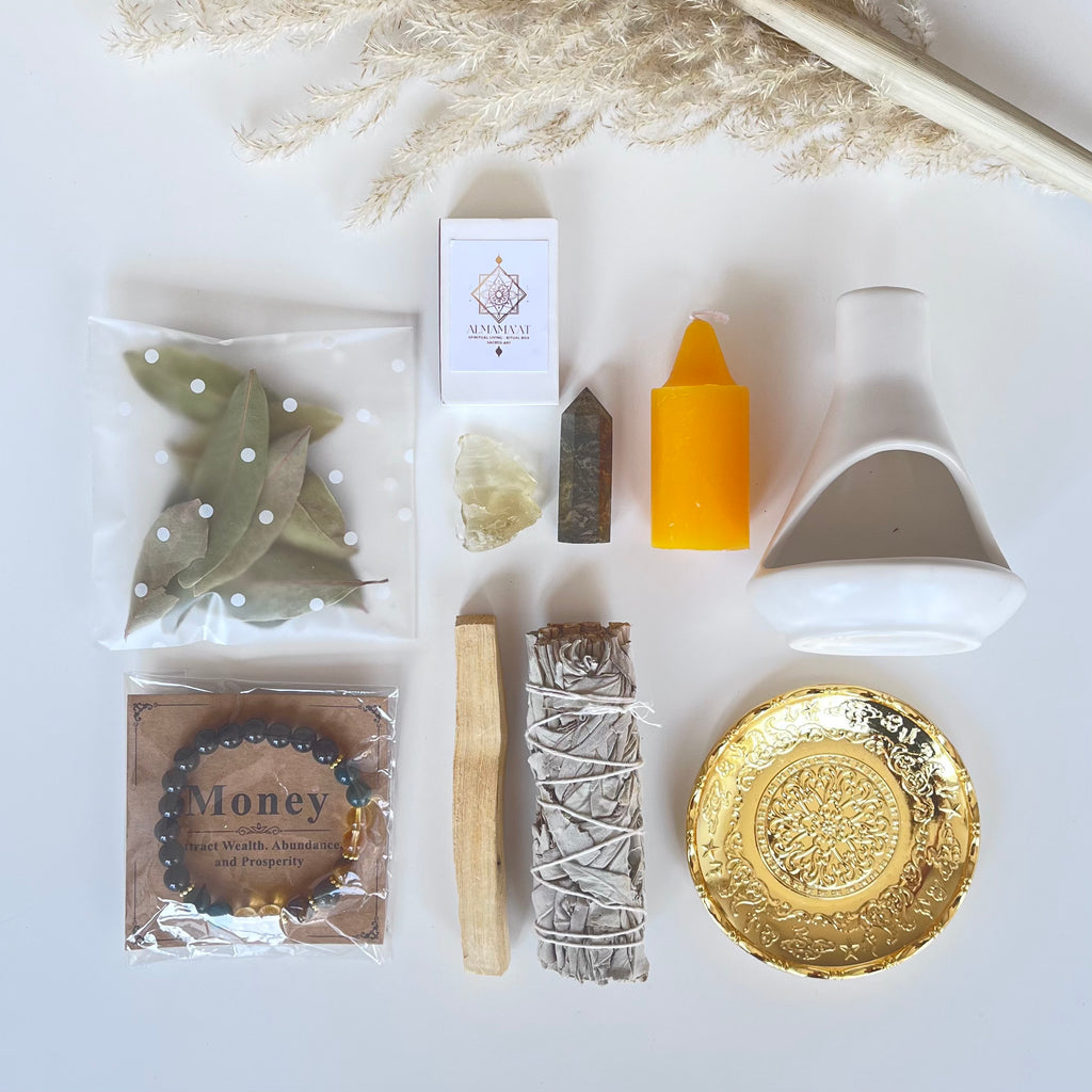 Caja Ritual de Abundancia y Prosperidad,  Kit Ritual Abundancia