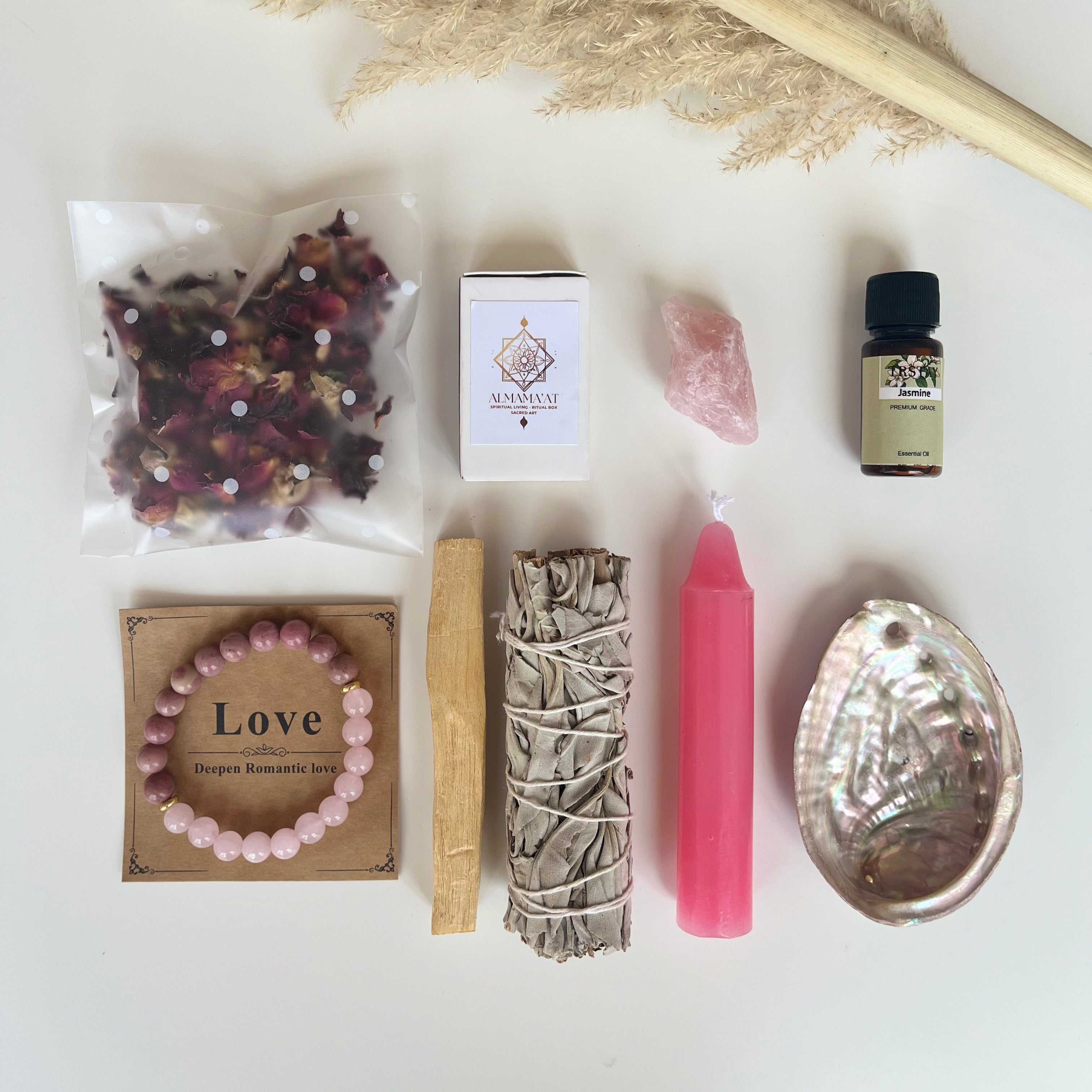 Caja Ritual ATRAER EL AMOR, Kit Ritual Amor