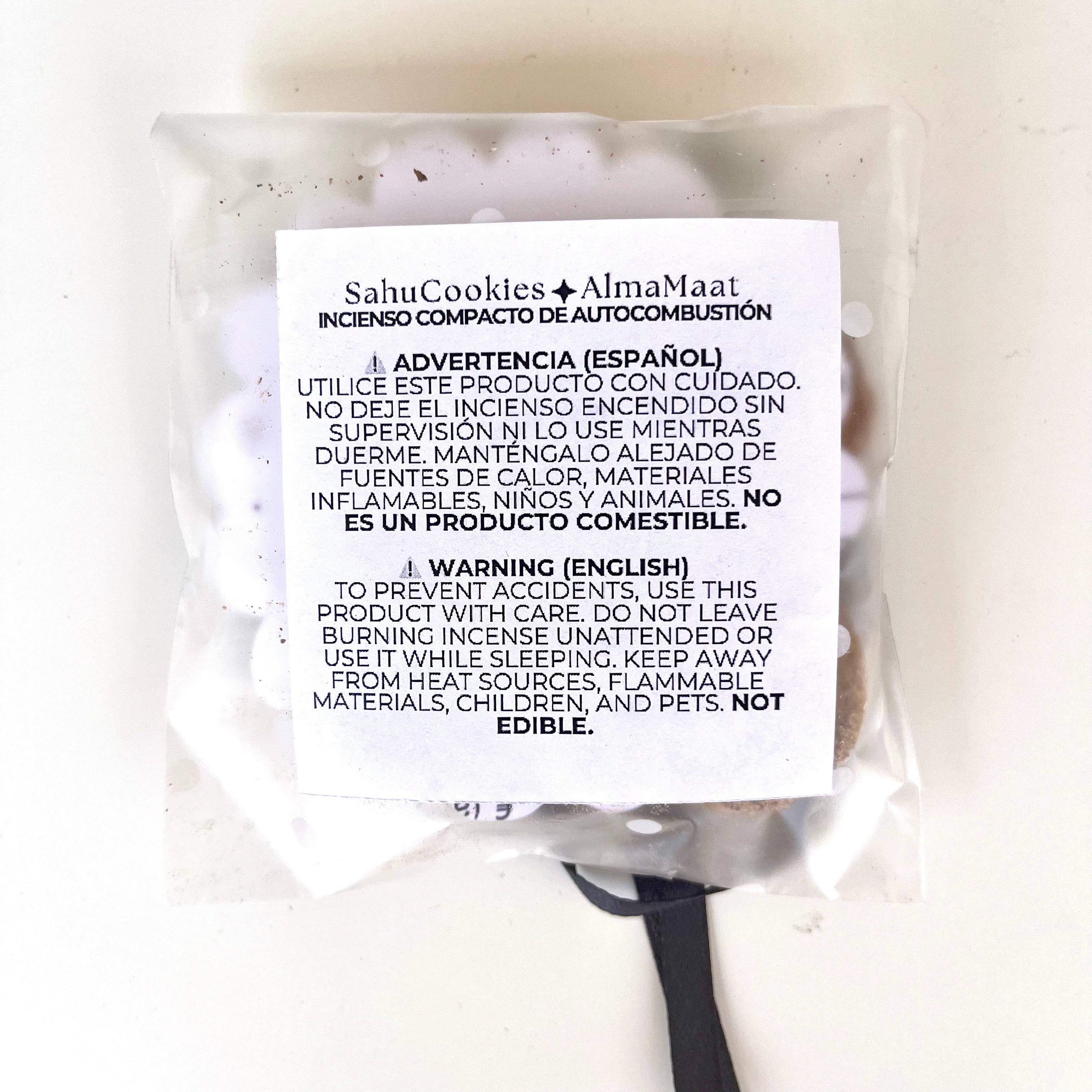 Incienso de Autocombustión SahuCookies
