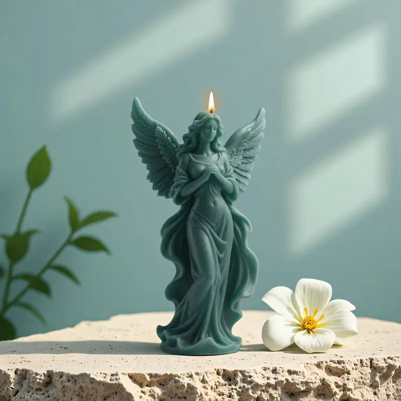 Vela ‘Ángel Protector’ – Protección, paz y energía positiva para tu hogar. 100% natural